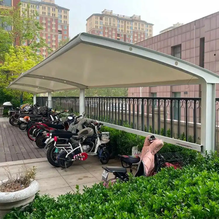 莲花县膜结构电动车棚